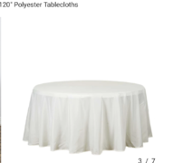 120 Round tablecloths