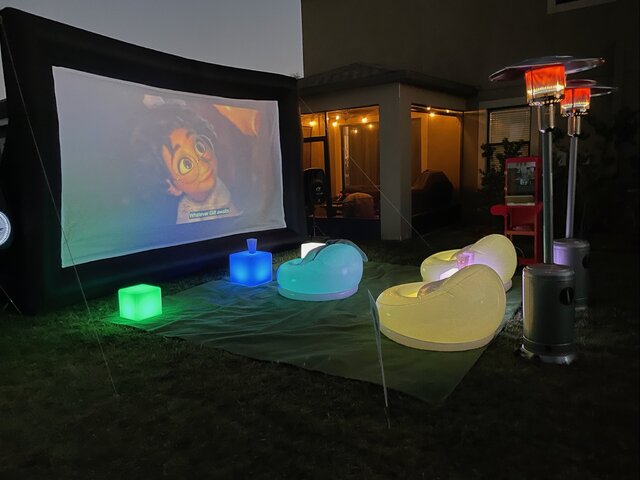 Premier LED Movie Night Party Package