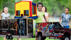 Game Truck and Bounce house 2 hour rental 