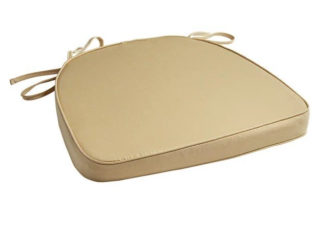 Satin Gold Chair Cushion