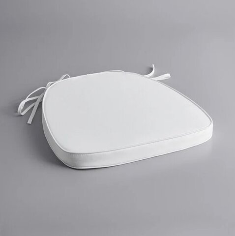 White Chair Cushion