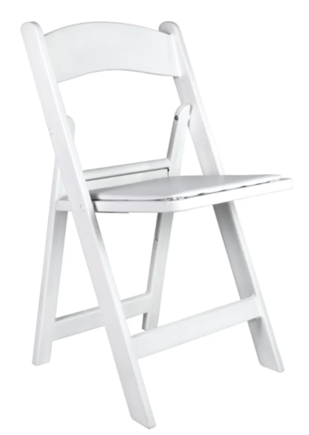 Children-White Resin Folding Chair