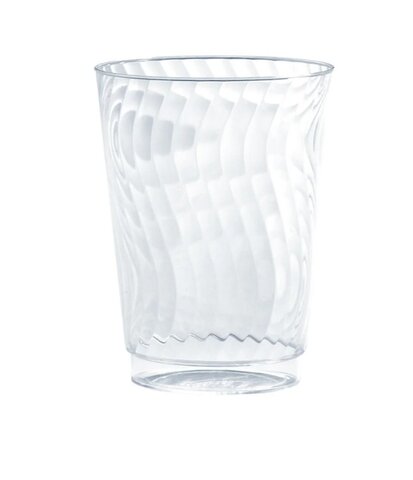 Clear plastic disposable cups - 160 count