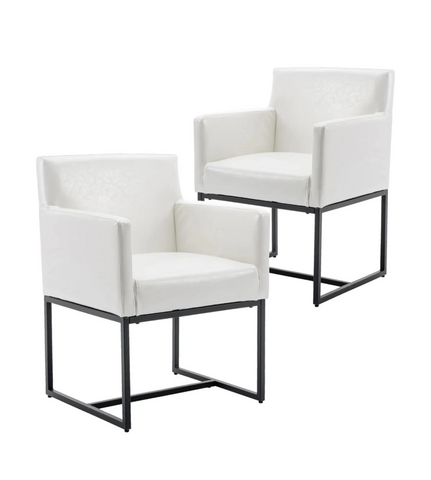 WHITE CONFERENCE CHAIR