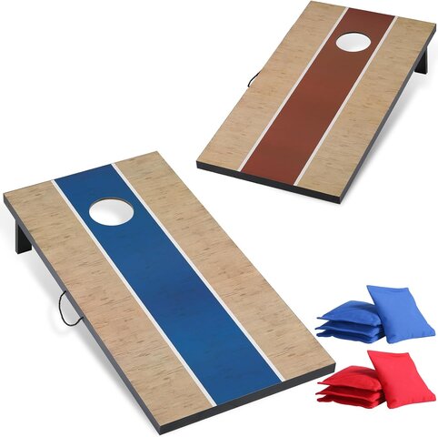 Cornhole Set - 4x2ft 8 Bags