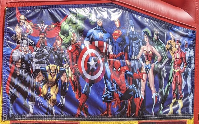 Superhero banner