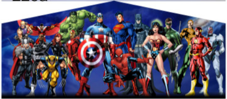 DC Marvel Superheros Panel