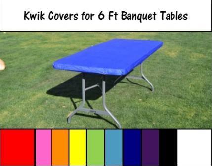 Kwik Table Covers-6ft.