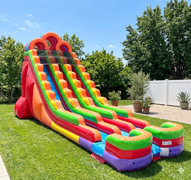 24FT RAINBOW WET/DRY DUAL LANE WATERSLIDE