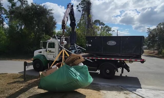 Dumpster Bag Removal