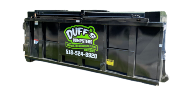 14 Yard/12 Foot Covered Dumpster with Sliding Top