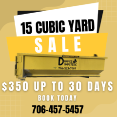 15 Yard Dumpster 30 Day Special