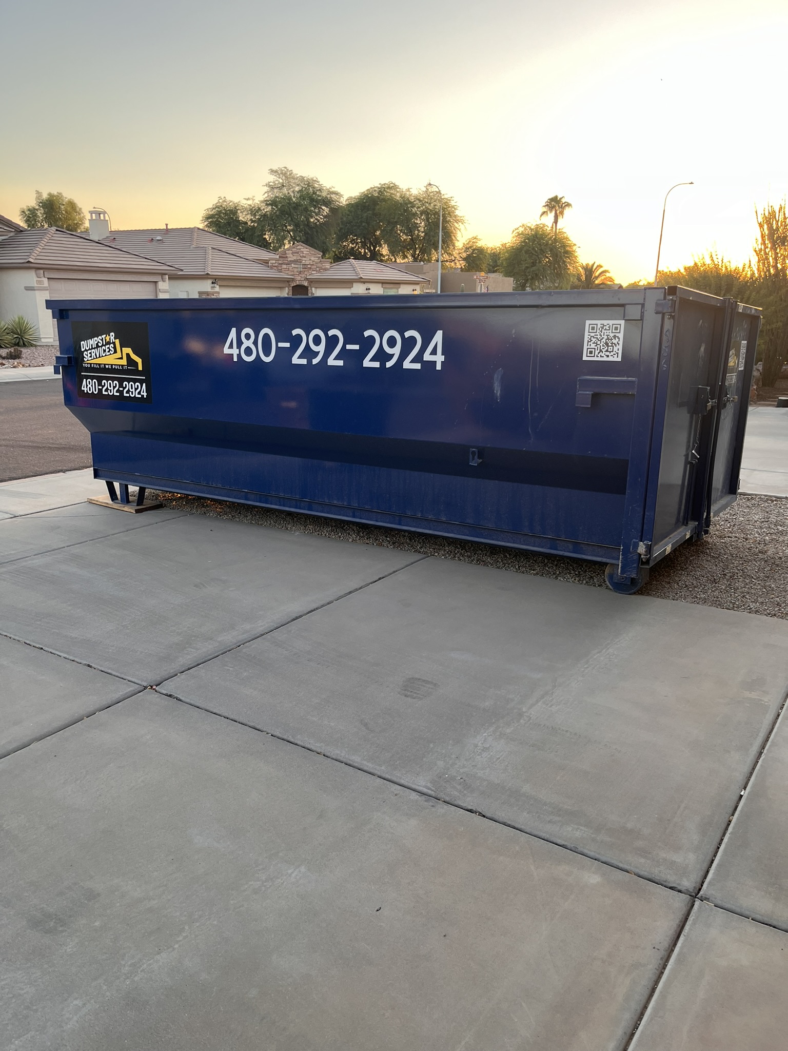 Local family owned dumpster rental company in the Phoenix East Valley
