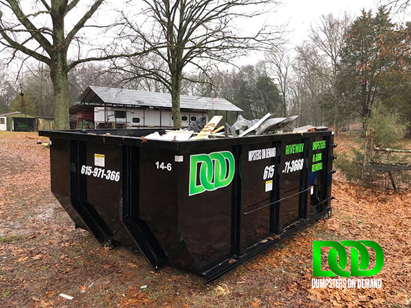 Rent a Roll Off Dumpster Hendersonville Residents Use for Yard Waste