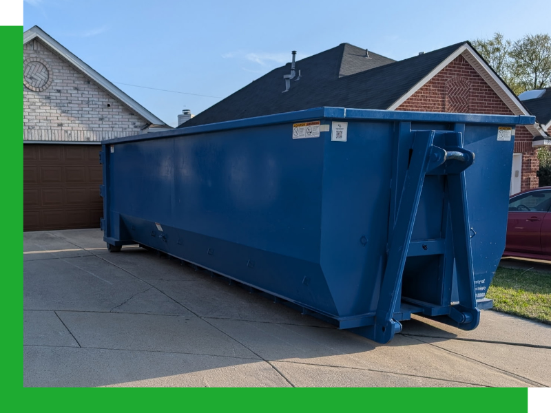 Residential dumpster rentals in Flower Mound from Dumpster Supply
