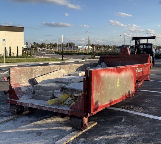 10 Yard Concrete Dumpster