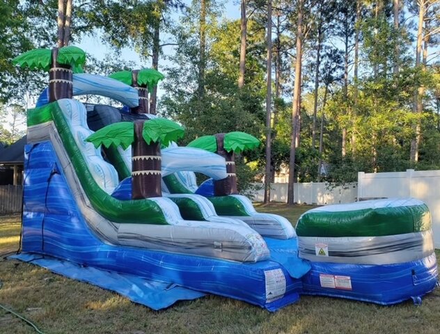 16’ Tropical Waterslide