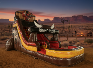 18' Rodeo Rush Water Slide