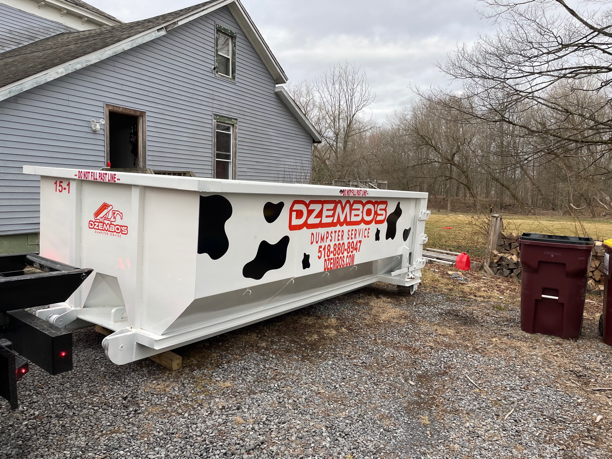 Dzembo's Dumpster Service 10 15 & 20 Yard Dumpster Rentals, Troy NY