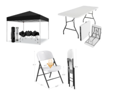 Tables Chairs and Tents