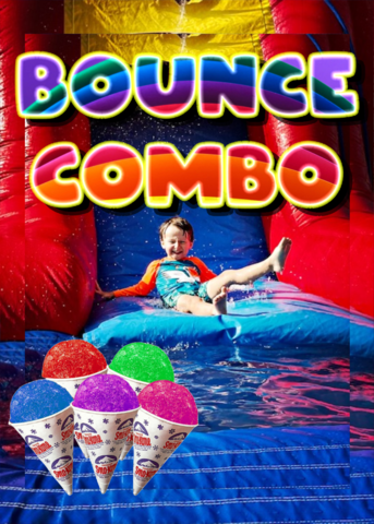 Package 1(Bounce Combo Package )Starter w/ Snow Cones