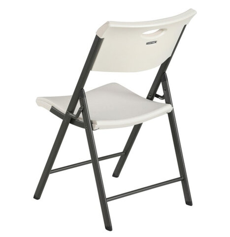 Steel White Chair  