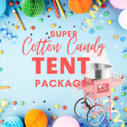 Super Cotton Candy Tent Package 