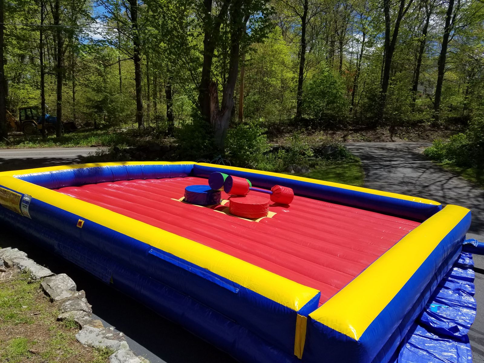 Add our new Jousting ring with our 88ft Obstacle Course and have the