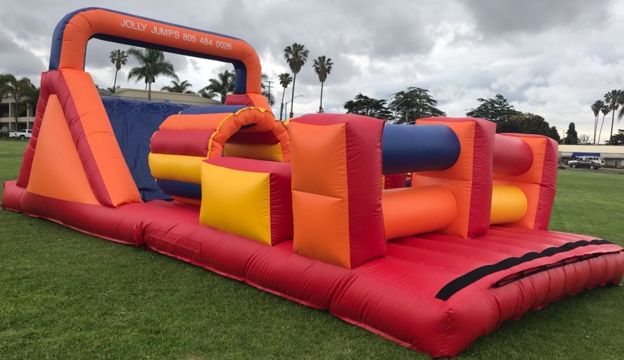 Penguin Obstacle Course ( 113 Foot LONG ) | Jolly Jumps | inflatable ...