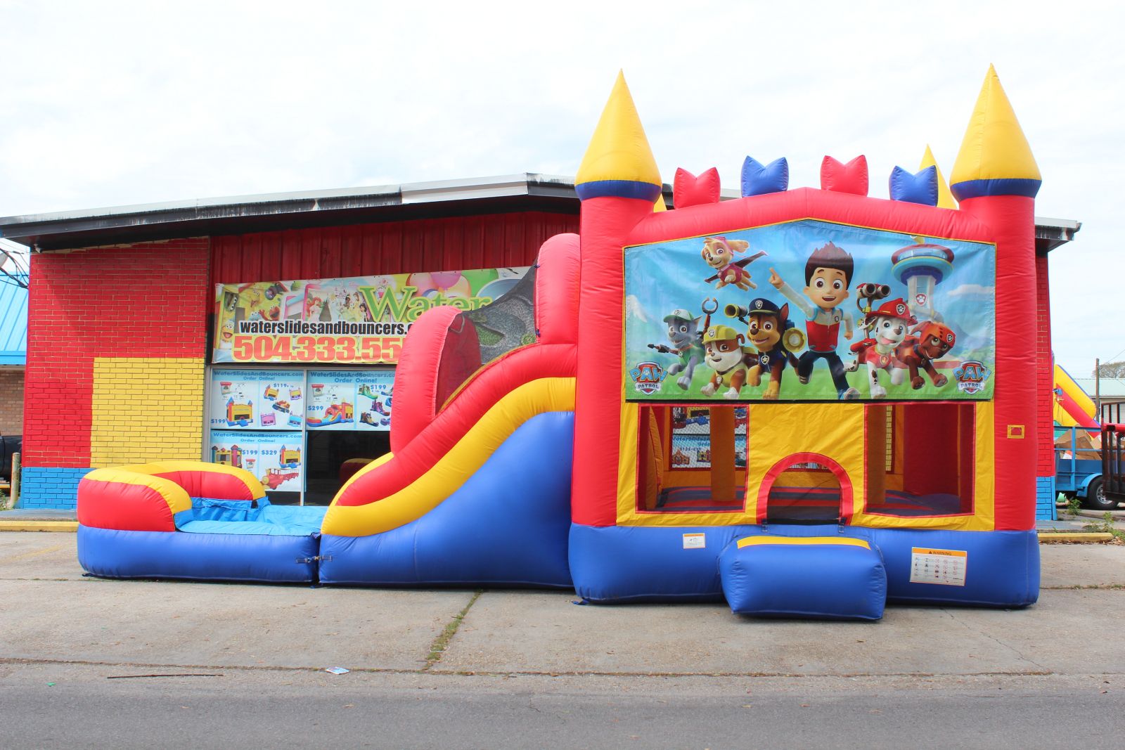 Waterslides and Bouncers LLC bounce house rentals and slides for