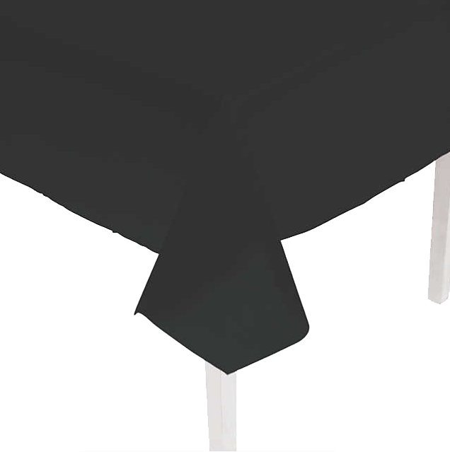 Black Plastic Table Cover for Sale Austin TX AustinBounceHouse.Rentals