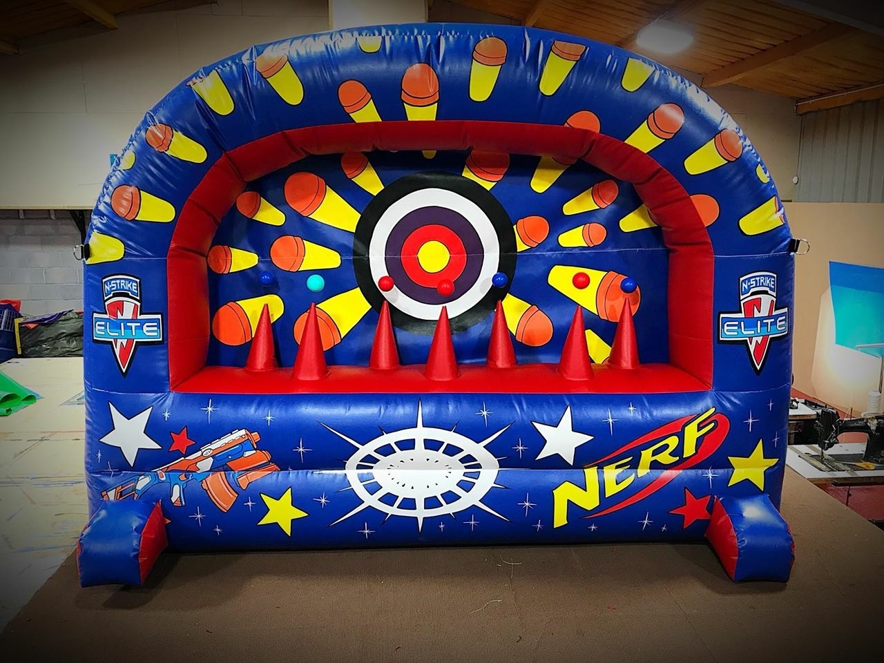 Nerf shooting target Jumpers4you bounce house rentals in