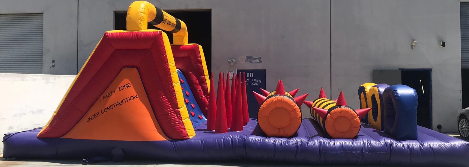 Penguin Obstacle Course ( 113 Foot LONG ) | Jolly Jumps | inflatable ...