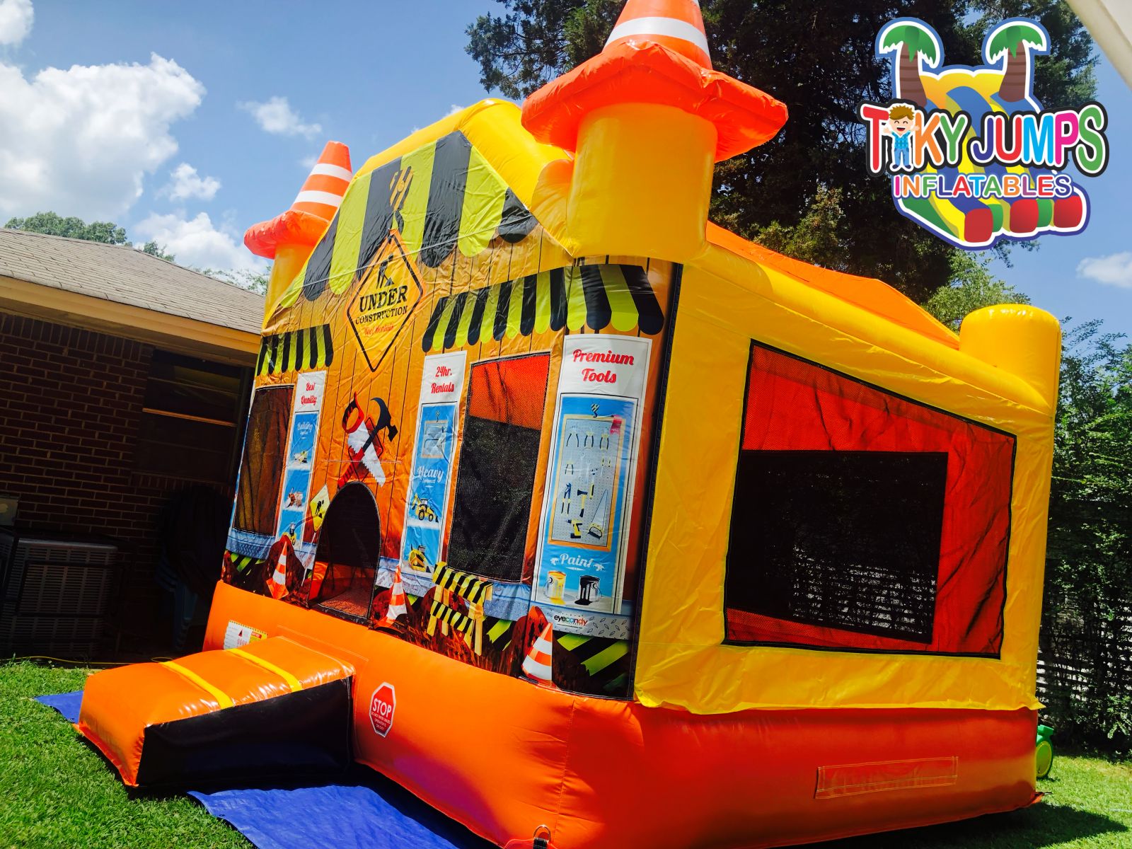 The Under Construction Bounce House