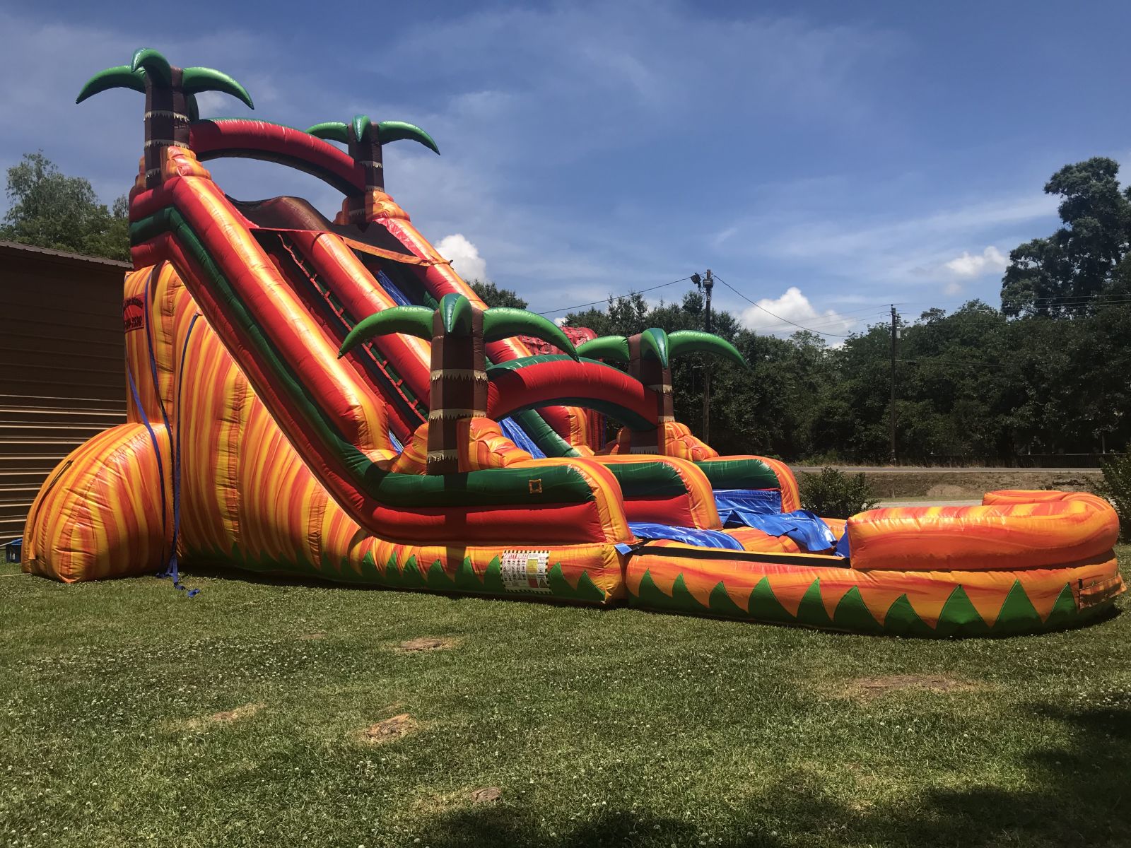 24ft Fiesta Water Slide | Bounce E Bounce - Lafayette, LA