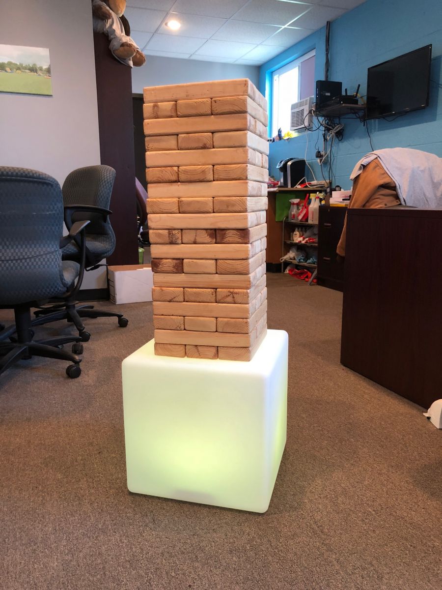 Giant Jenga Tower Game Central PA