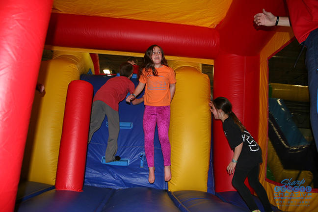 Giant Mega Castle Combo and Slide Waterslide | Sharper Events and Tents