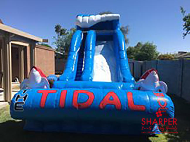 Tidal Wave Water Slide Inflatable | Sharper Events & Party Rentals