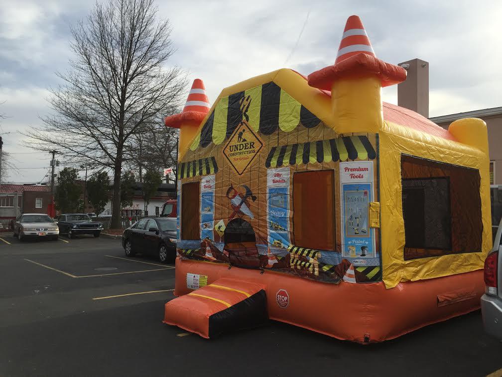 Under Construction Bounce House Jump around party rentals