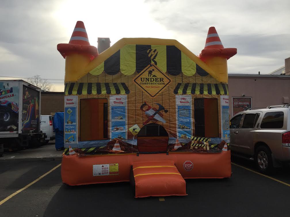 Under Construction Bounce House Jump around party rentals