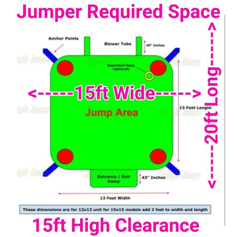 Bounce House Space Diagram EJFunday