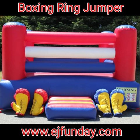 13x13 Boxing Ring Bounce House with Gloves