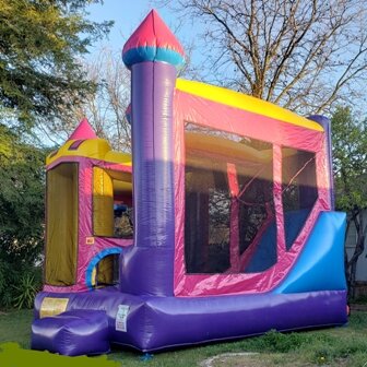 Combo 15x18 Dream Castle Bounce House w/Slide and Hoop