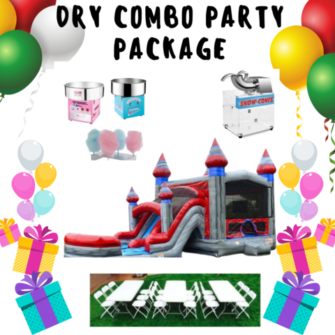 Dry Combo Bounce House Party Package