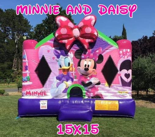 15x15 Disney Minnie and Daisy Bounce House