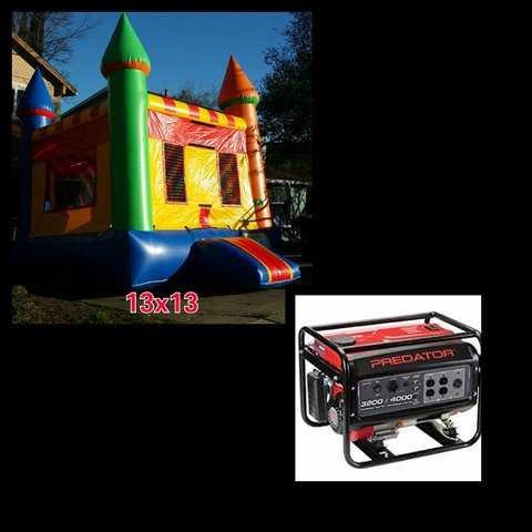 #6 13x13 Blue Boy Jumper in a Park w/Generator 3500+watts