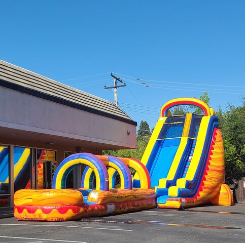 Turbo Water Slide w/Slip n Dip attached