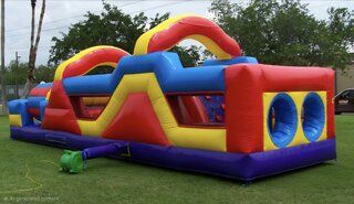 35ft Obstacle Course | Area needed 14'Wx40'Lx14'H