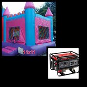 #8 11x11 Pink and Blue Jumper in a Park w/Generator 3500+watts