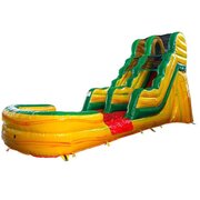 Fiesta Fun Water Slide w/Splash Pool | Area Needed 17'Wx32'Lx16'H